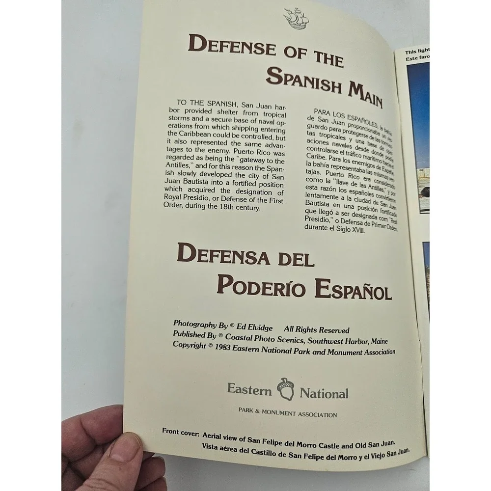 San Juan Puerto Rico National Historic Site Travel‎ Guide Booklet 1983